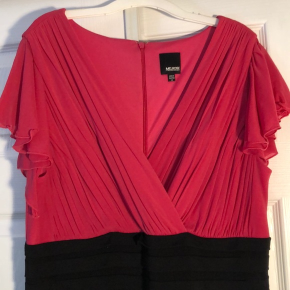 Barbie pink and black cocktail dress, size 16 - Picture 2 of 8